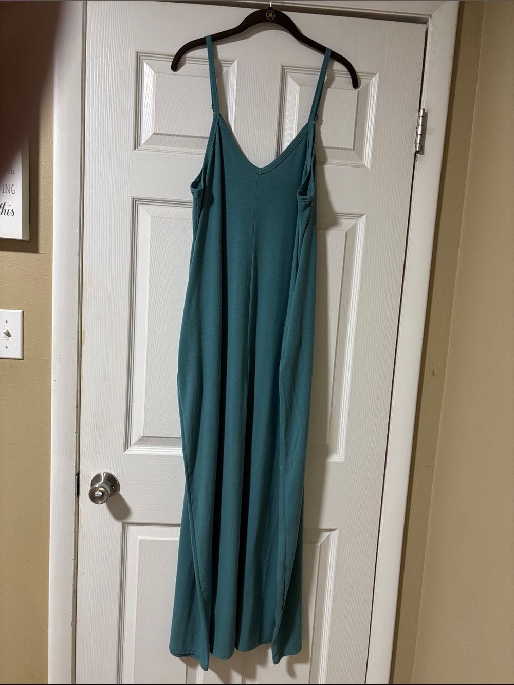 Zenana Outfitters Teal Slip Dress